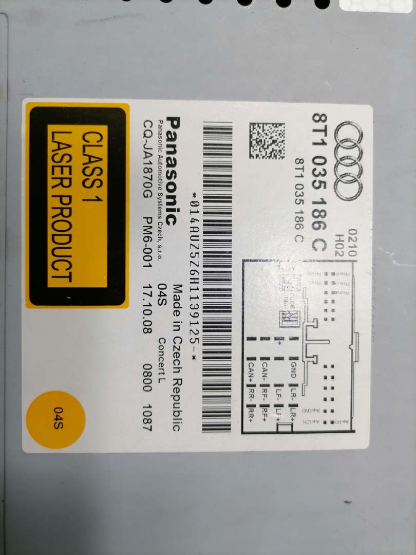 Audi A4 8K B8 original Autoradio Bj.2010